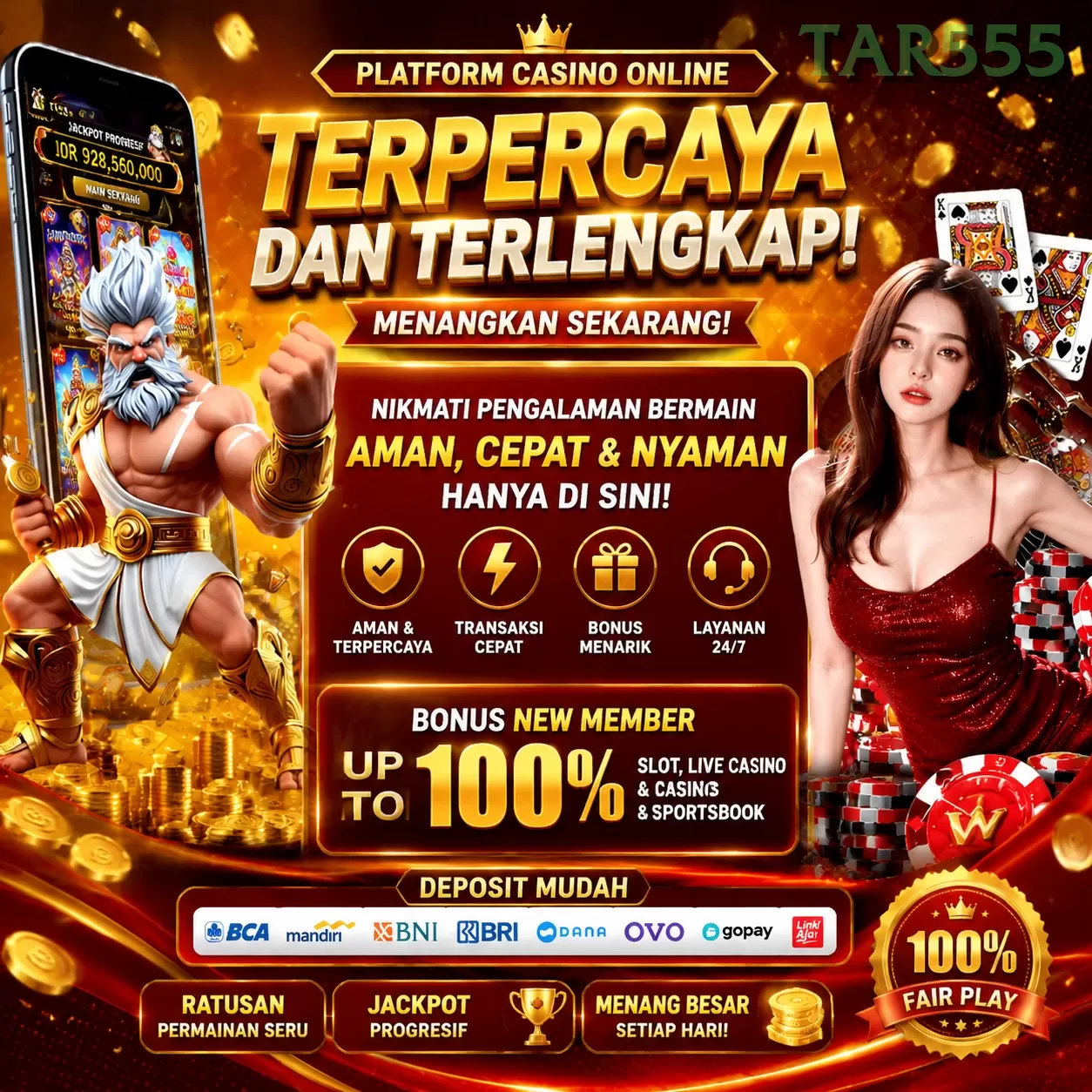 Login tar555 Sekarang Bonus Melimpah